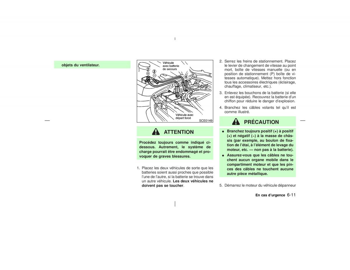 Nissan Pathfinder II 2 R50 manuel du proprietaire / page 210