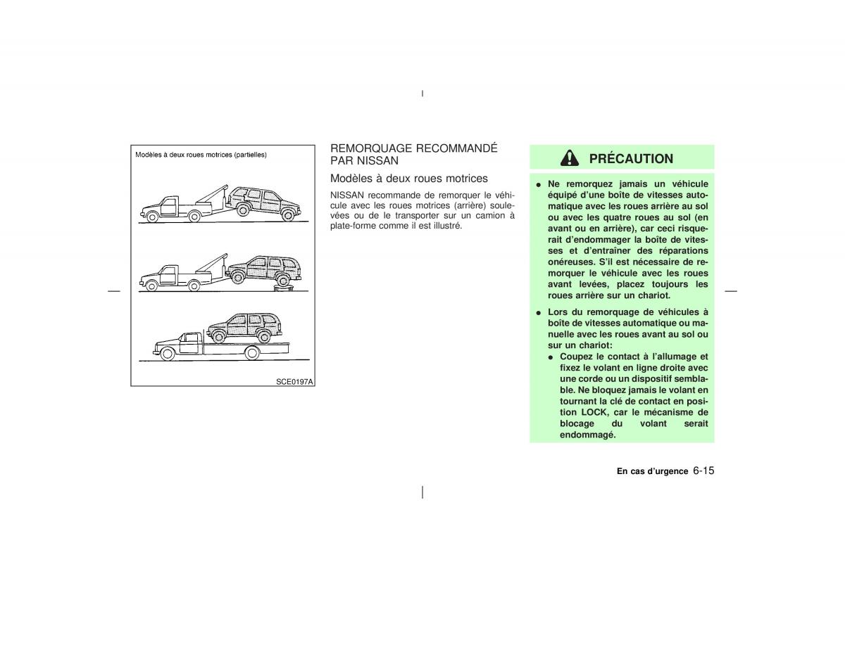 Nissan Pathfinder II 2 R50 manuel du proprietaire / page 214