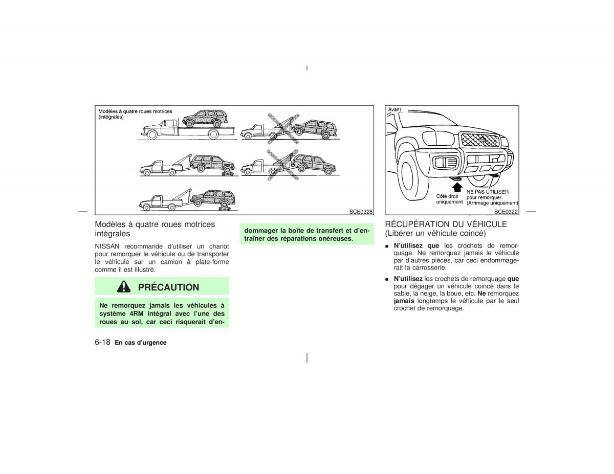 Nissan Pathfinder II 2 R50 manuel du proprietaire / page 217