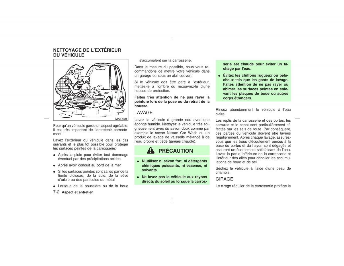 Nissan Pathfinder II 2 R50 manuel du proprietaire / page 221