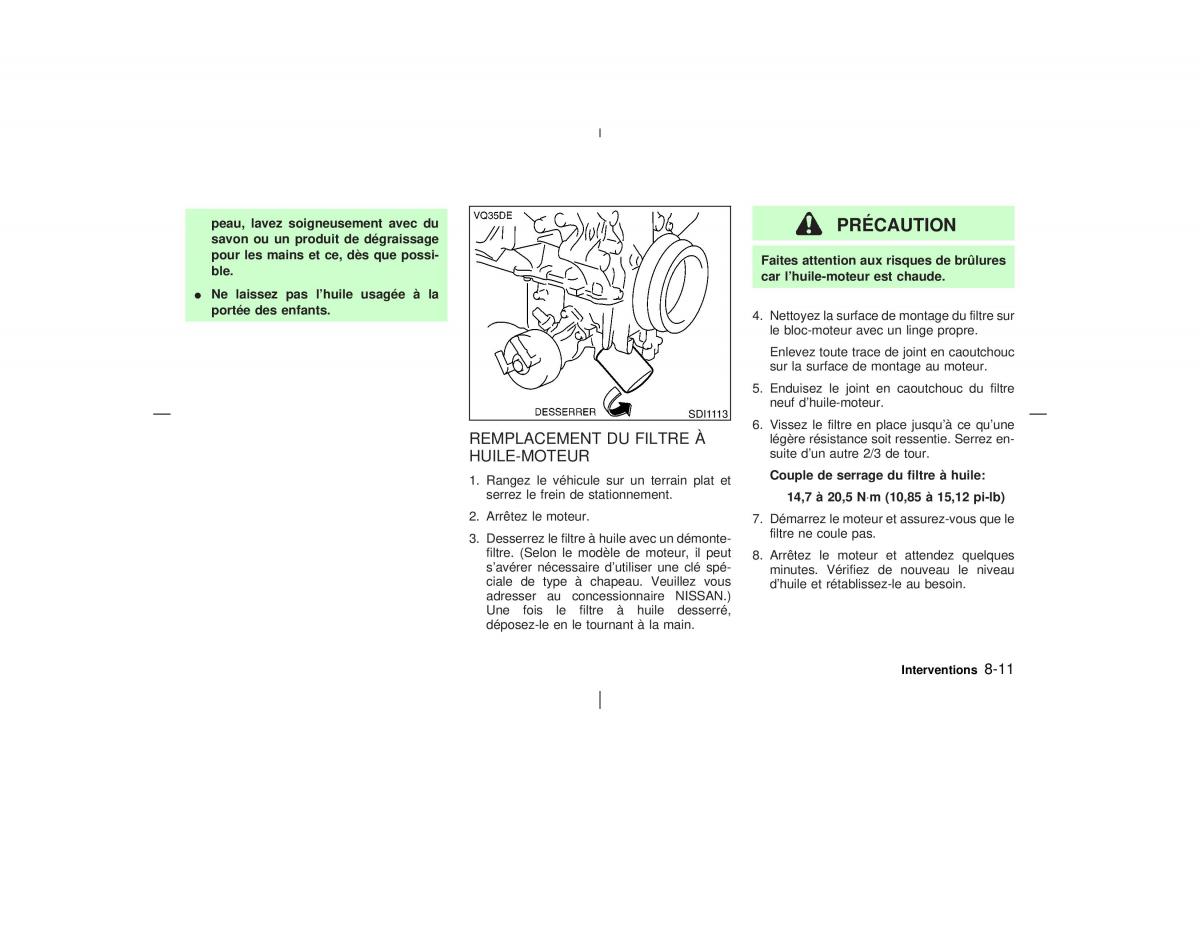 Nissan Pathfinder II 2 R50 manuel du proprietaire / page 236