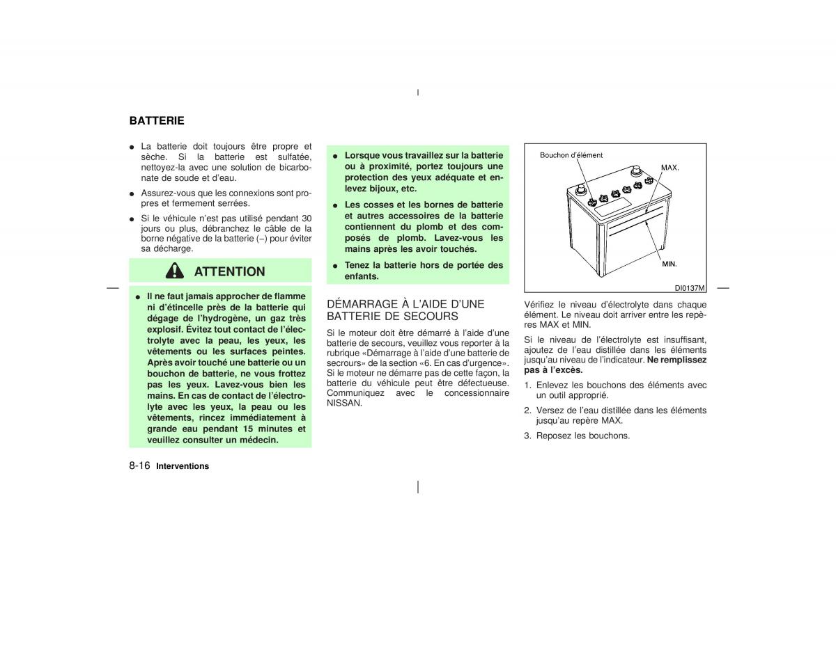 Nissan Pathfinder II 2 R50 manuel du proprietaire / page 241