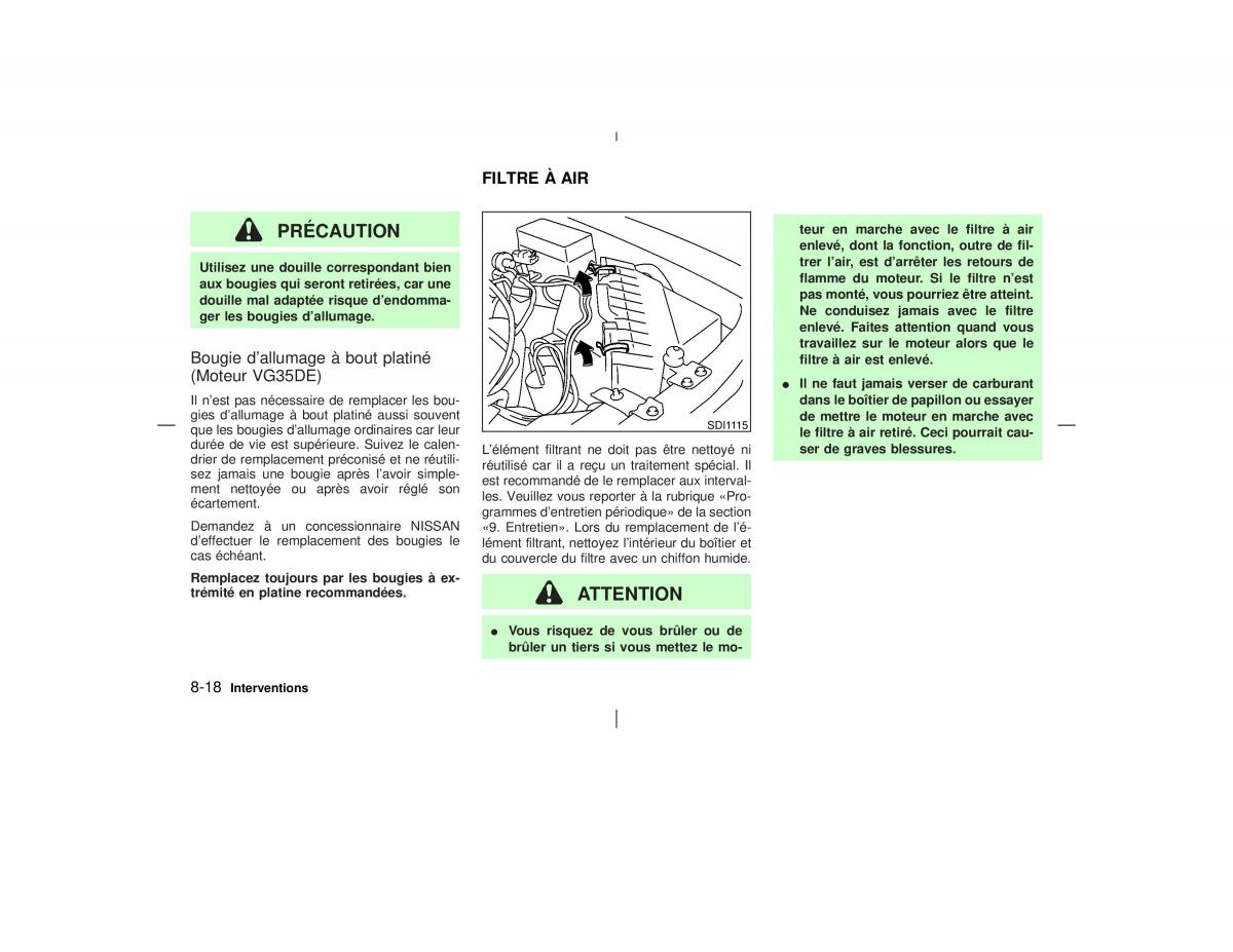 Nissan Pathfinder II 2 R50 manuel du proprietaire / page 243