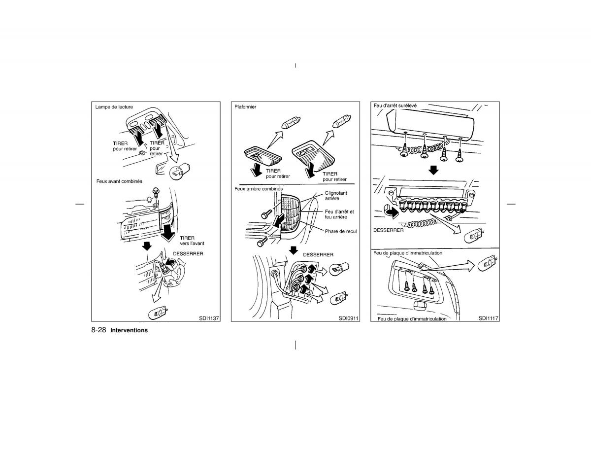 Nissan Pathfinder II 2 R50 manuel du proprietaire / page 253