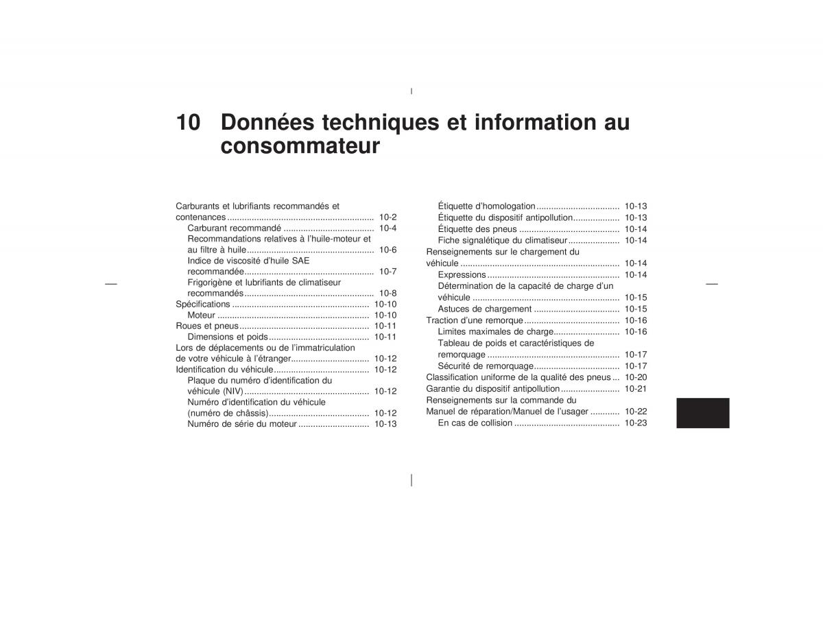 Nissan Pathfinder II 2 R50 manuel du proprietaire / page 274