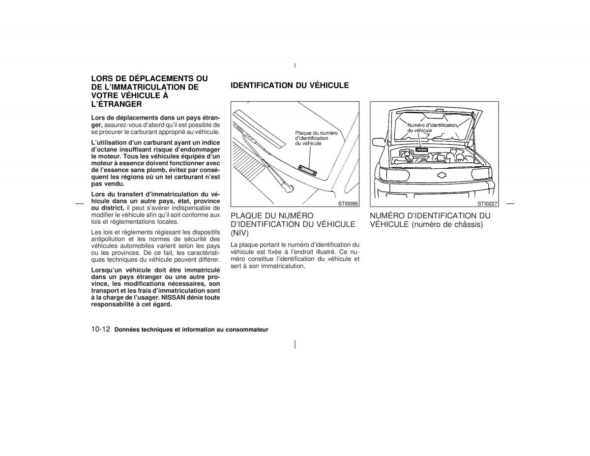 Nissan Pathfinder II 2 R50 manuel du proprietaire / page 285