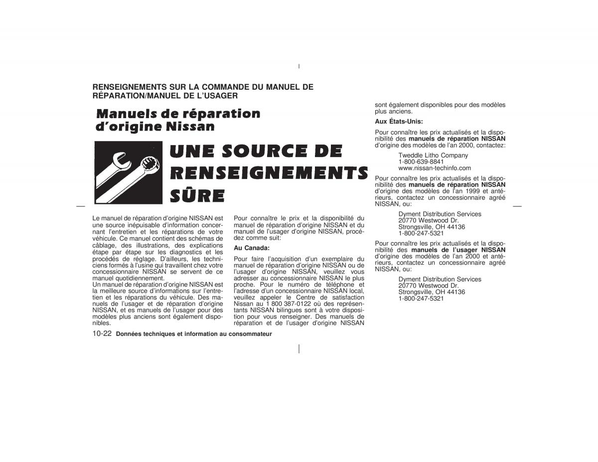 Nissan Pathfinder II 2 R50 manuel du proprietaire / page 295