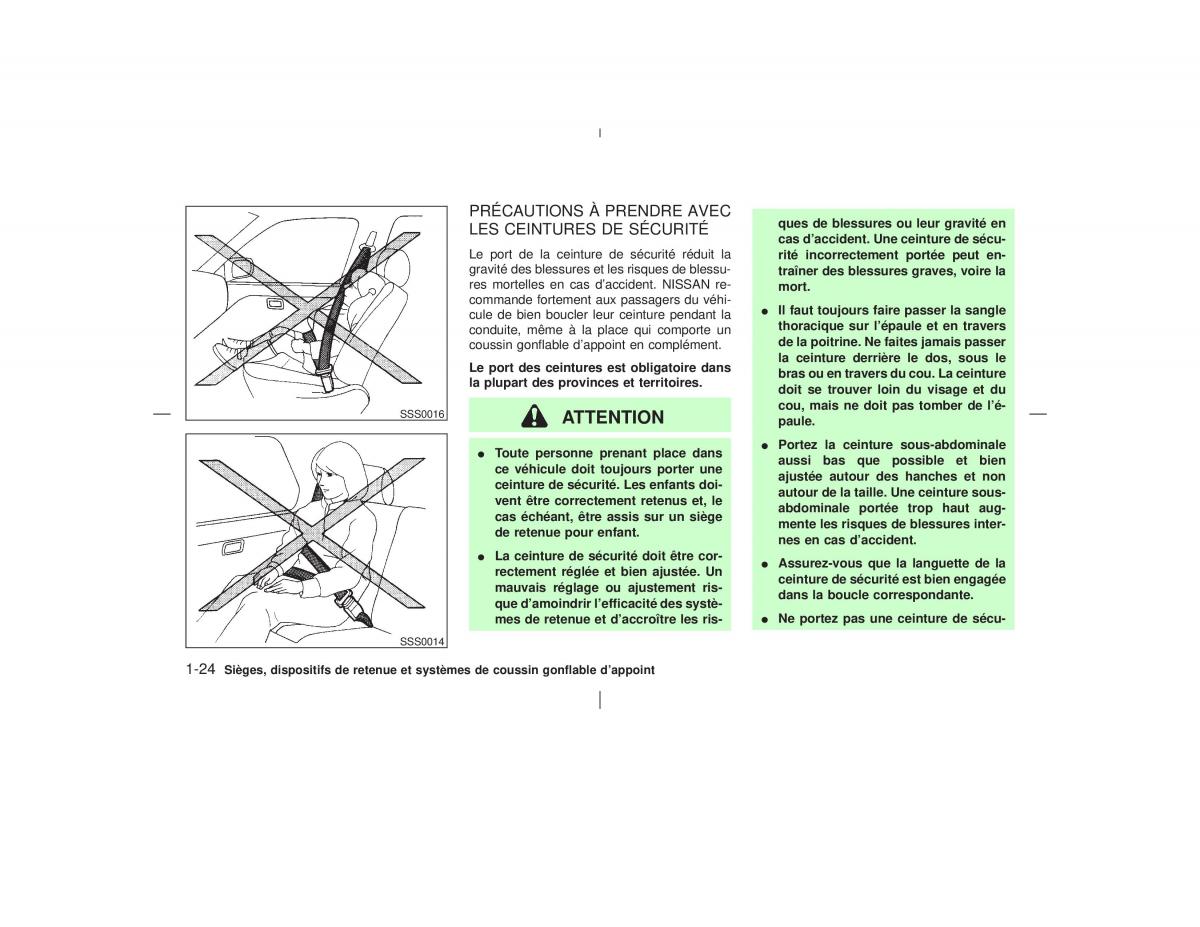 Nissan Pathfinder II 2 R50 manuel du proprietaire / page 31