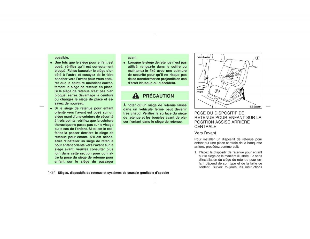 Nissan Pathfinder II 2 R50 manuel du proprietaire / page 41