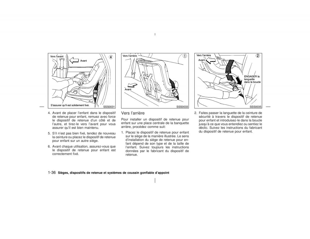 Nissan Pathfinder II 2 R50 manuel du proprietaire / page 43