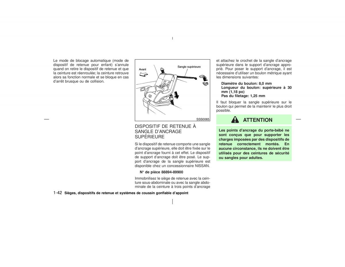 Nissan Pathfinder II 2 R50 manuel du proprietaire / page 49