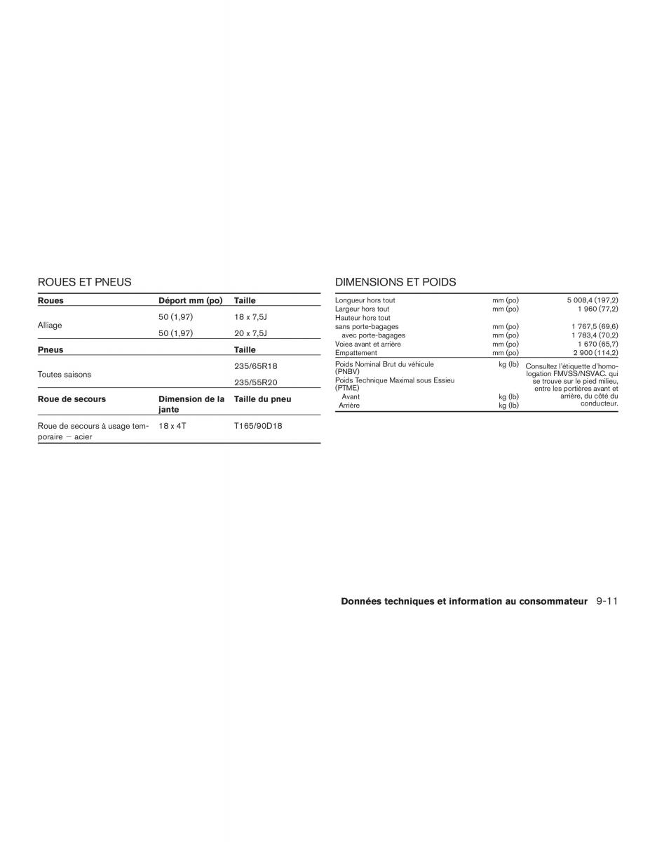 Nissan Pathfinder III 3 R52 manuel du proprietaire / page 552