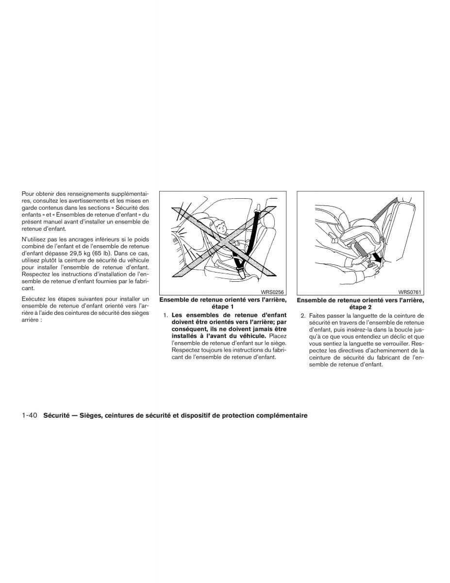 Nissan Pathfinder III 3 R52 manuel du proprietaire / page 61