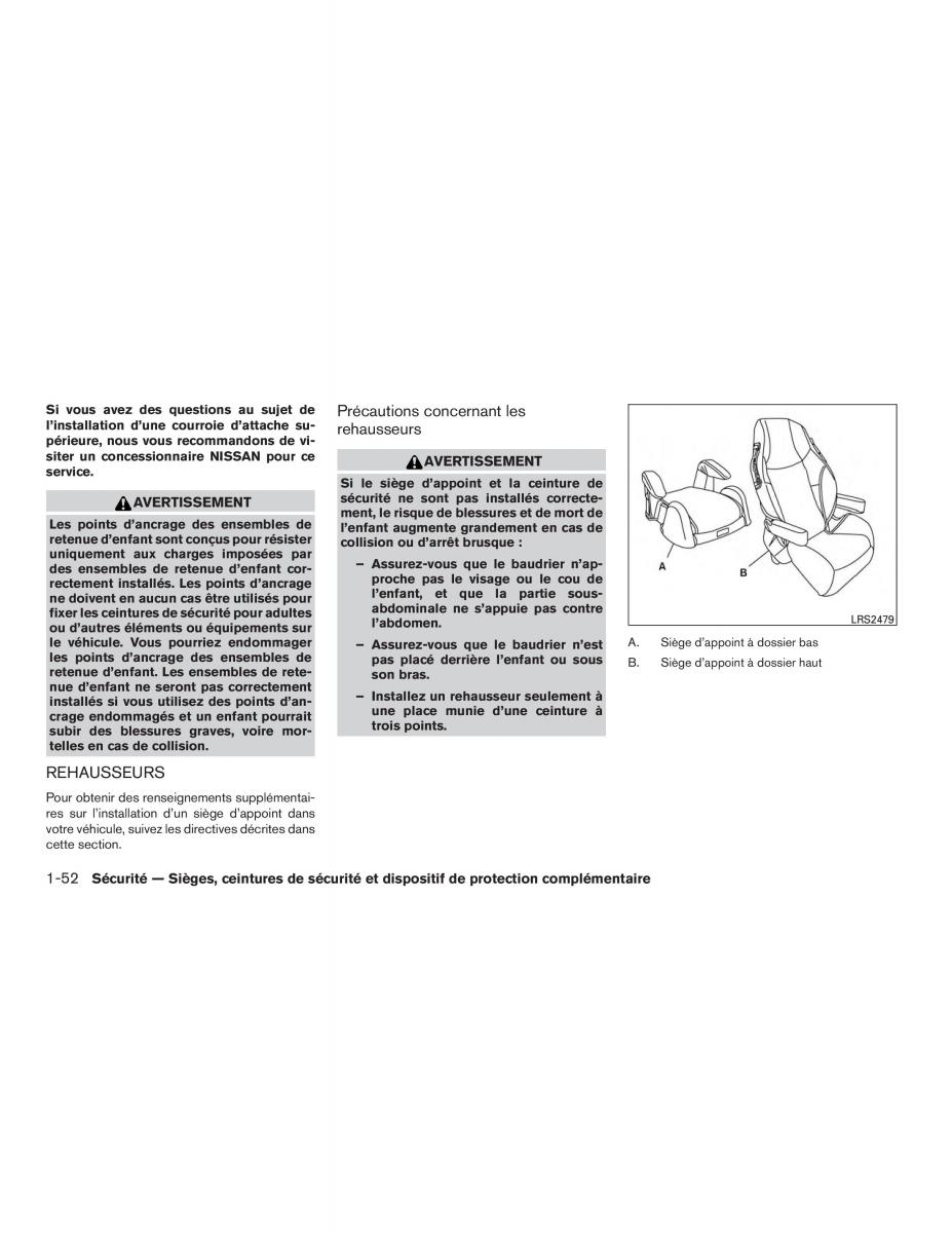 Nissan Pathfinder III 3 R52 manuel du proprietaire / page 73