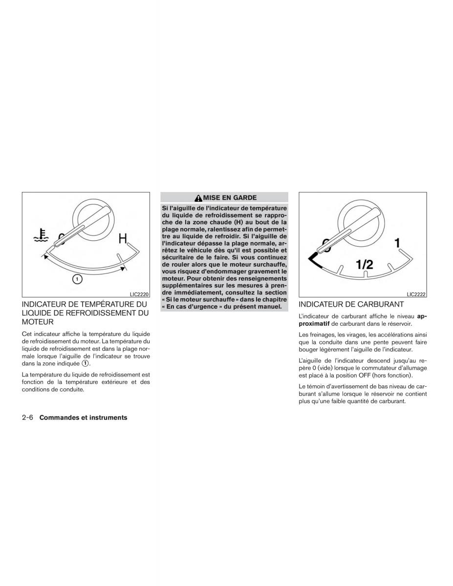 Nissan Pathfinder III 3 R52 manuel du proprietaire / page 107