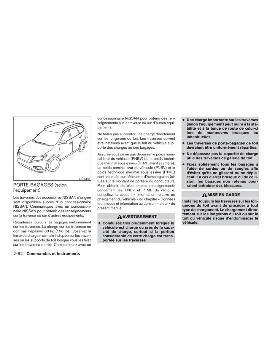 Nissan Pathfinder III 3 R52 manuel du proprietaire / page 163