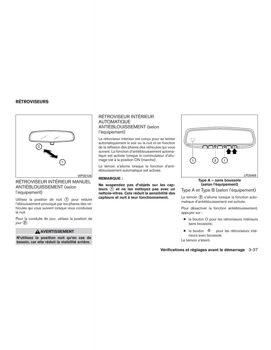 Nissan Pathfinder III 3 R52 manuel du proprietaire / page 216