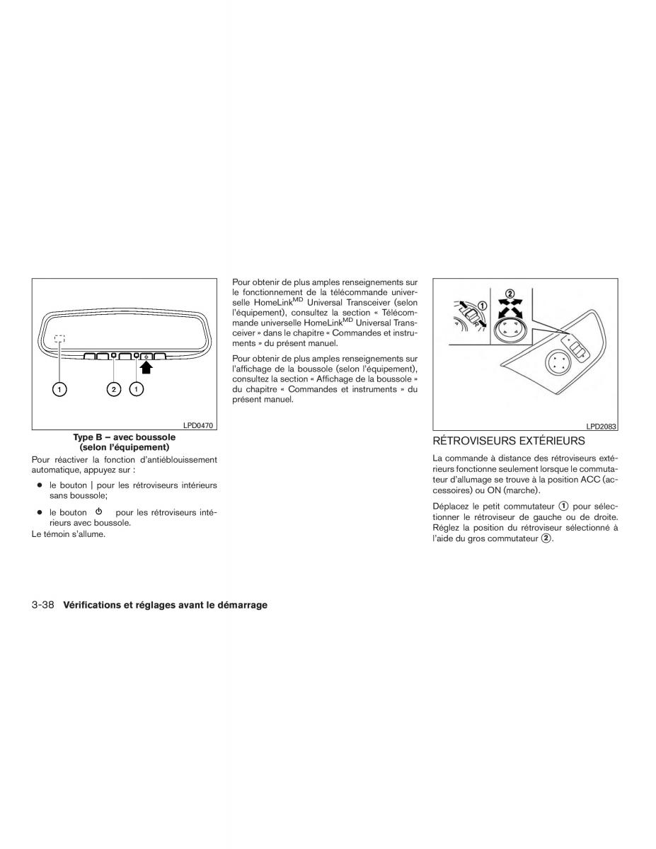 Nissan Pathfinder III 3 R52 manuel du proprietaire / page 217