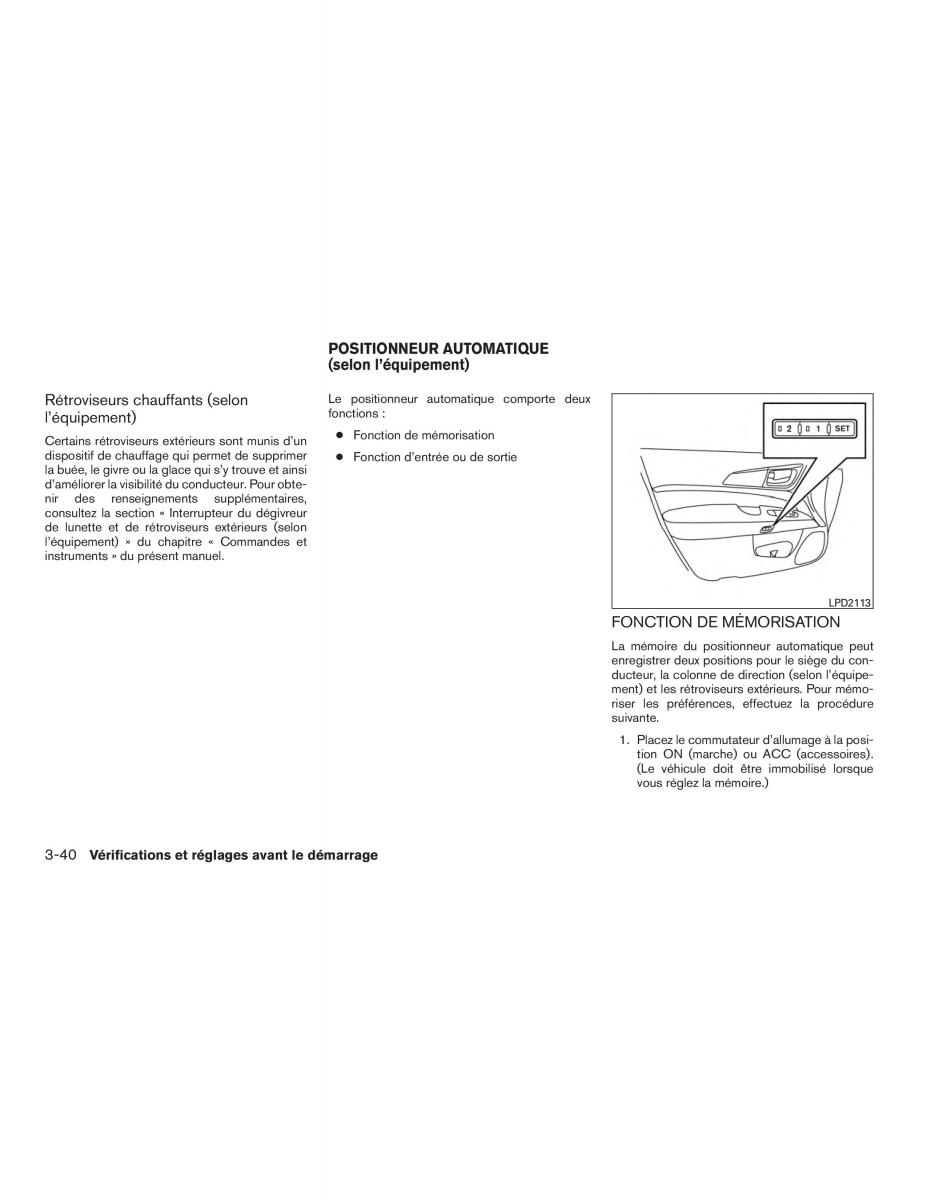 Nissan Pathfinder III 3 R52 manuel du proprietaire / page 219