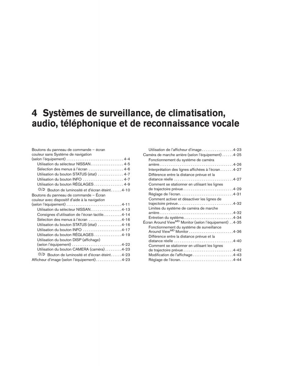 Nissan Pathfinder III 3 R52 manuel du proprietaire / page 223