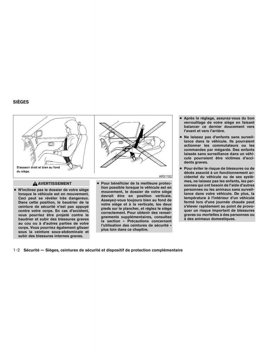 Nissan Pathfinder III 3 R52 manuel du proprietaire / page 23