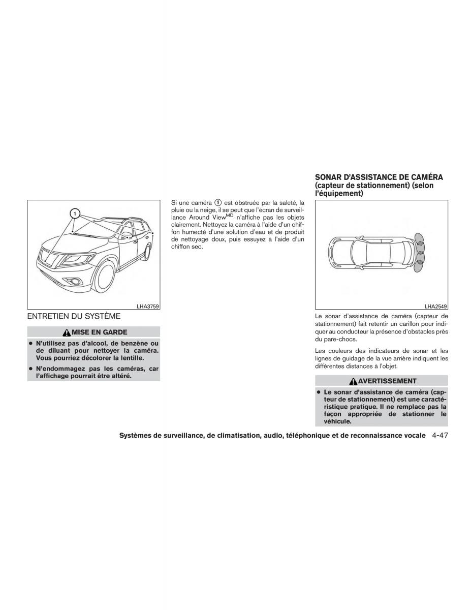 Nissan Pathfinder III 3 R52 manuel du proprietaire / page 270