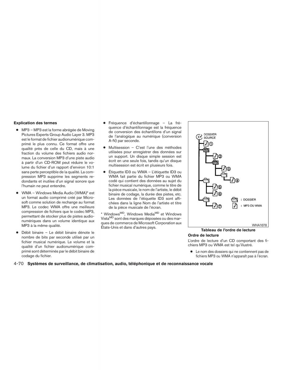 Nissan Pathfinder III 3 R52 manuel du proprietaire / page 293