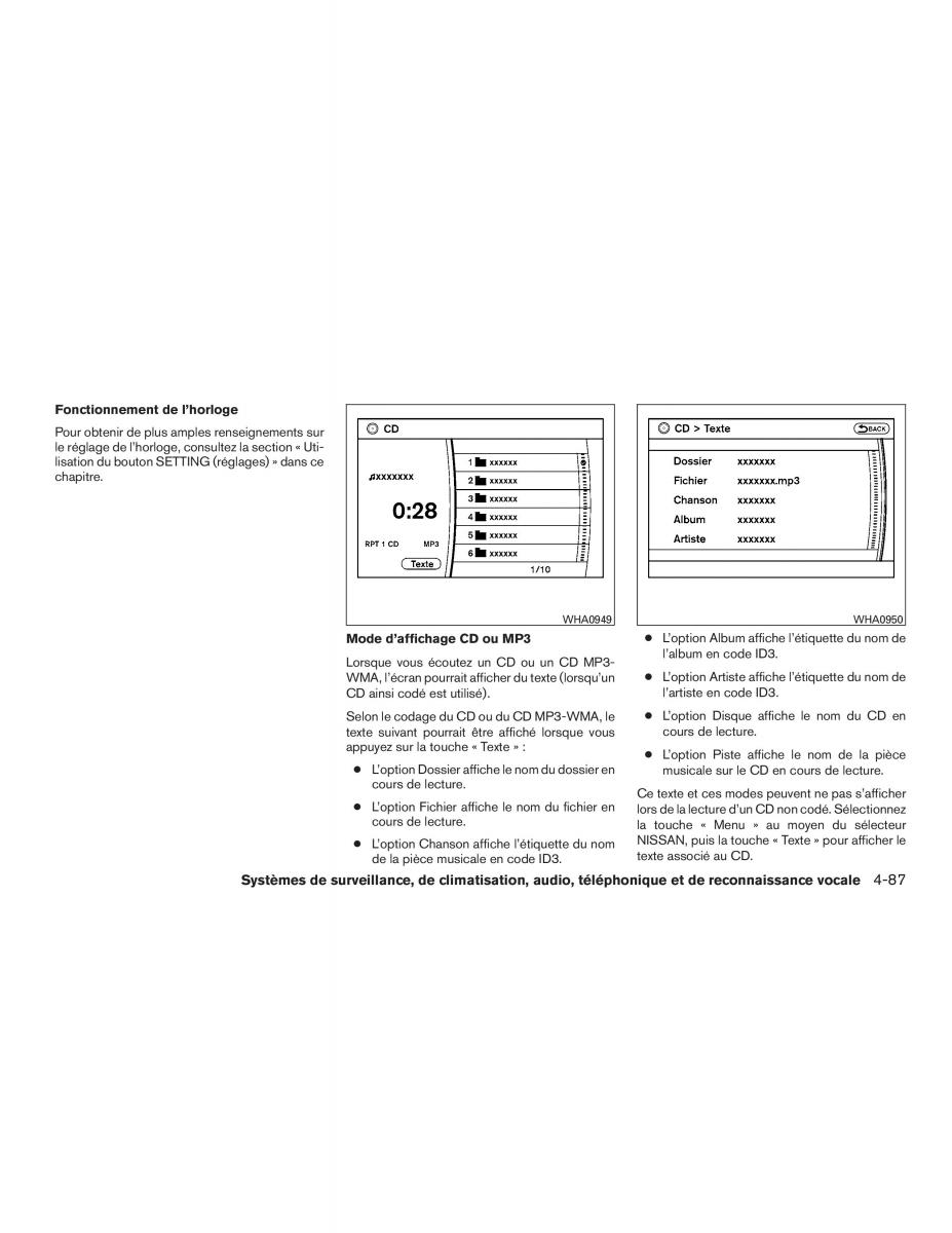 Nissan Pathfinder III 3 R52 manuel du proprietaire / page 310