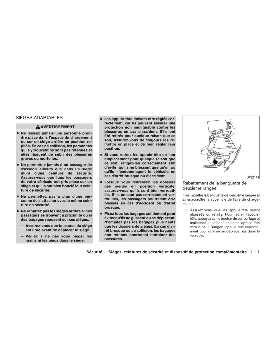 Nissan Pathfinder III 3 R52 manuel du proprietaire / page 32