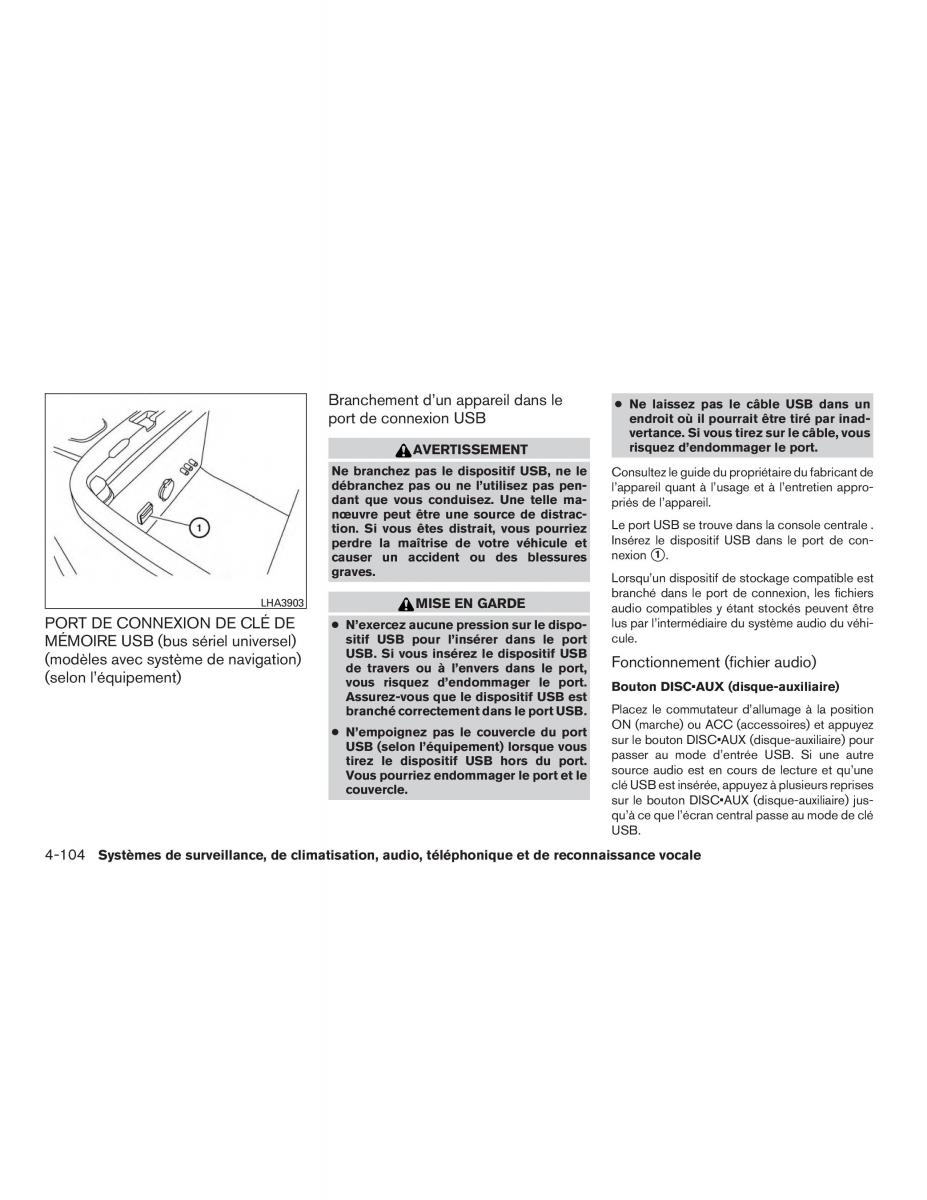 Nissan Pathfinder III 3 R52 manuel du proprietaire / page 327