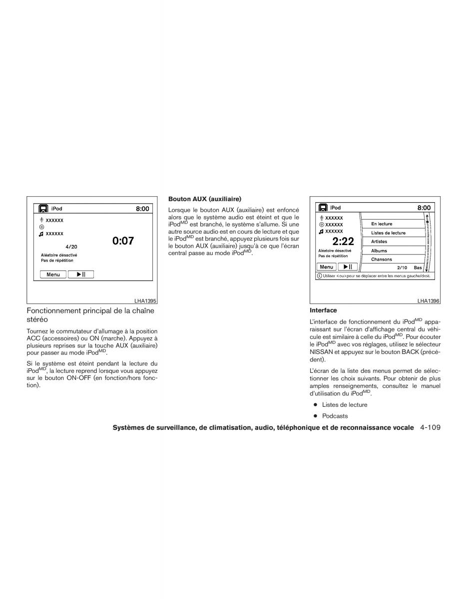 Nissan Pathfinder III 3 R52 manuel du proprietaire / page 332