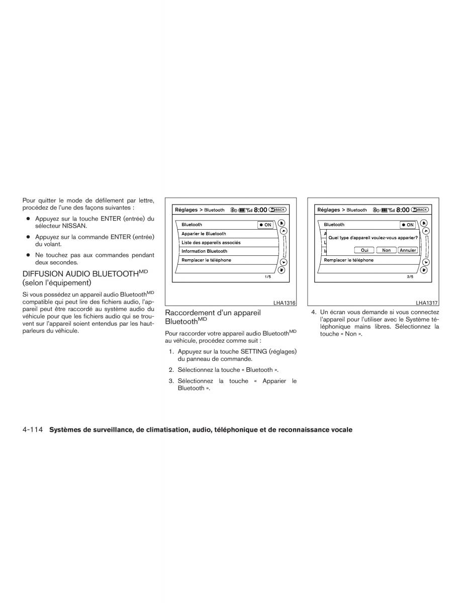 Nissan Pathfinder III 3 R52 manuel du proprietaire / page 337