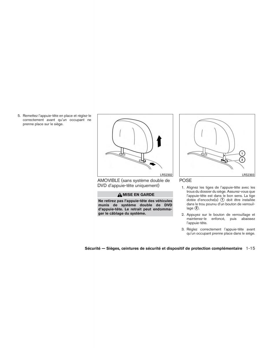 Nissan Pathfinder III 3 R52 manuel du proprietaire / page 36