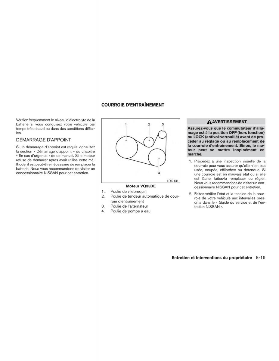 Nissan Pathfinder III 3 R52 manuel du proprietaire / page 516