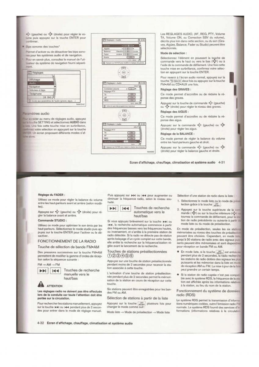 Nissan Qashqai I 1 manuel du proprietaire / page 65