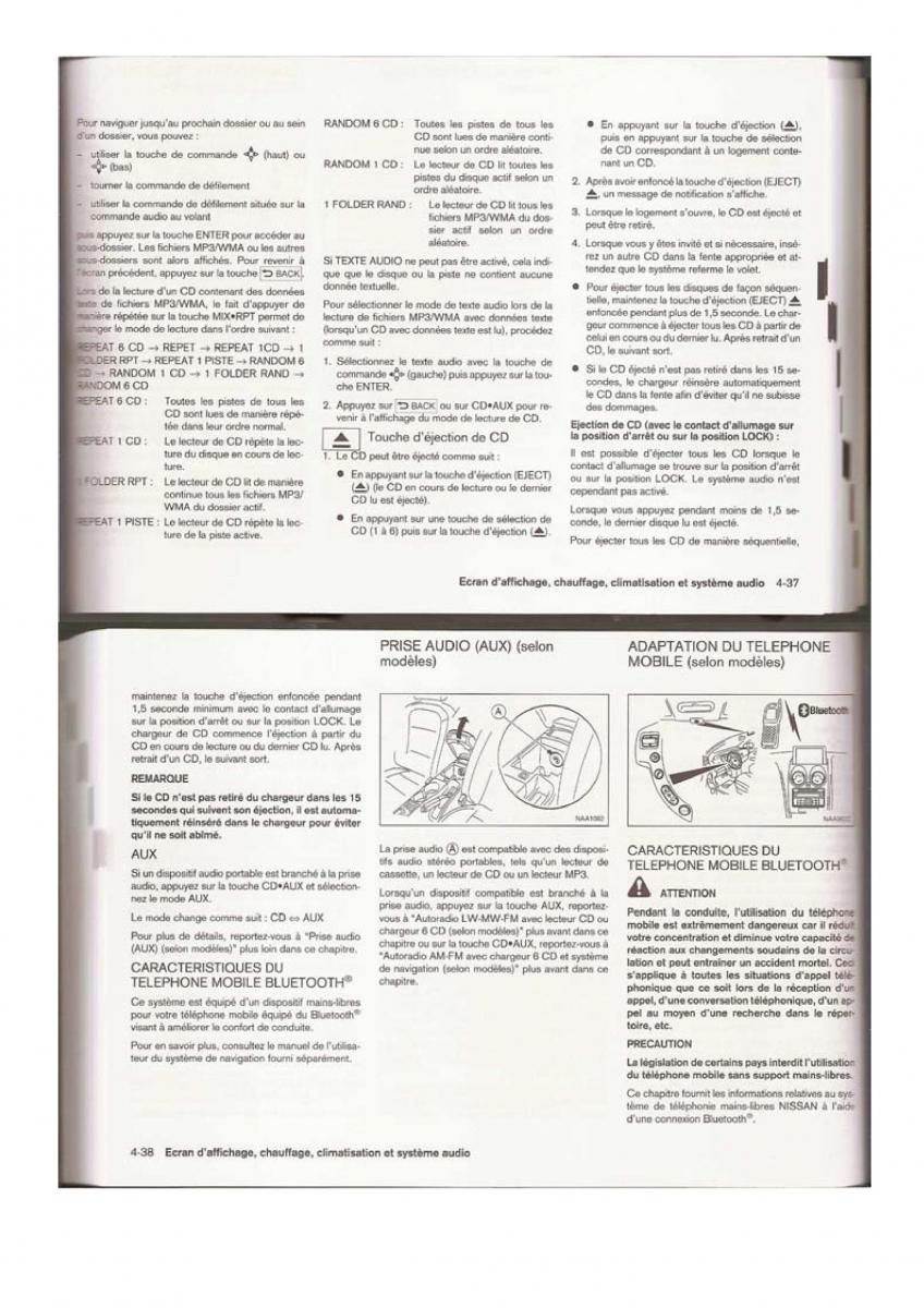 Nissan Qashqai I 1 manuel du proprietaire / page 68