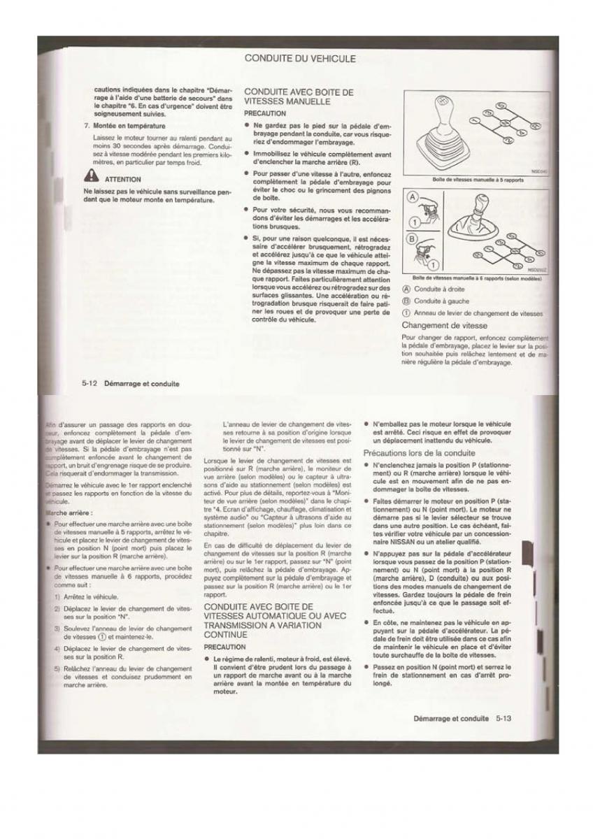 Nissan Qashqai I 1 manuel du proprietaire / page 80