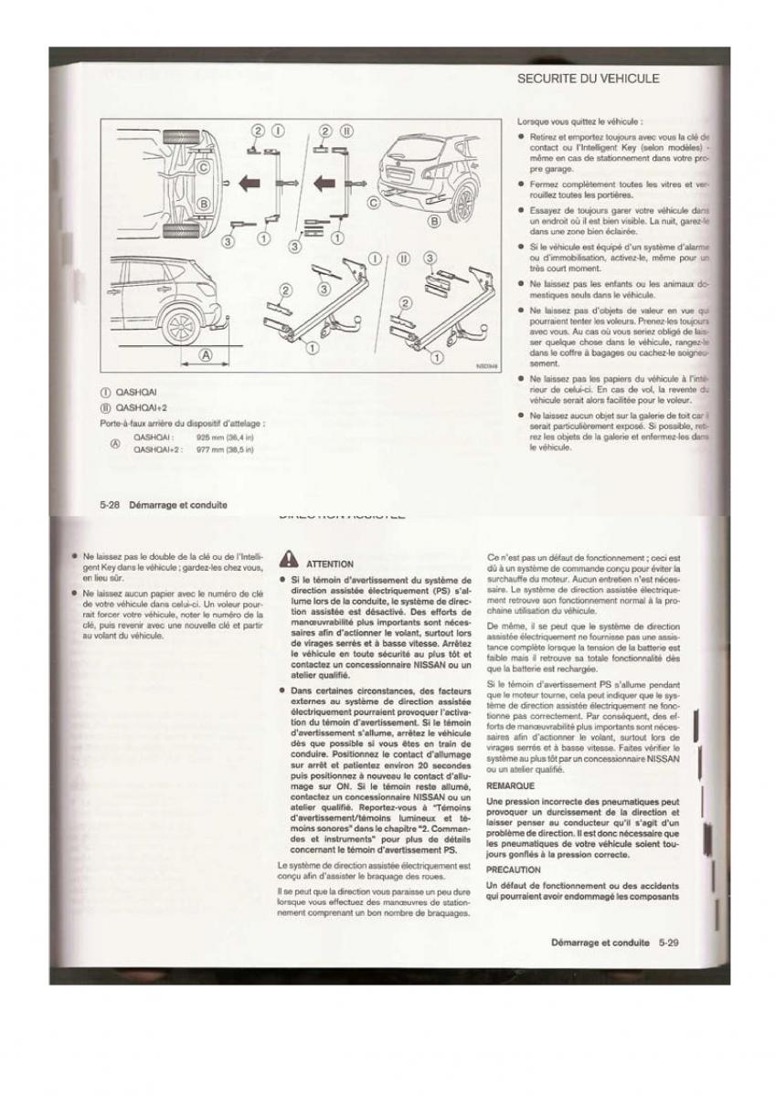 Nissan Qashqai I 1 manuel du proprietaire / page 88