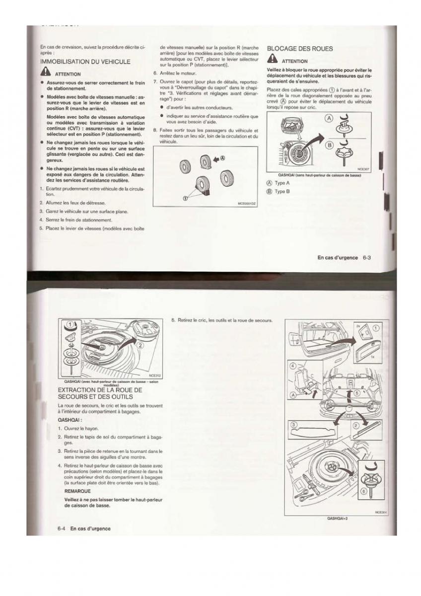 Nissan Qashqai I 1 manuel du proprietaire / page 93