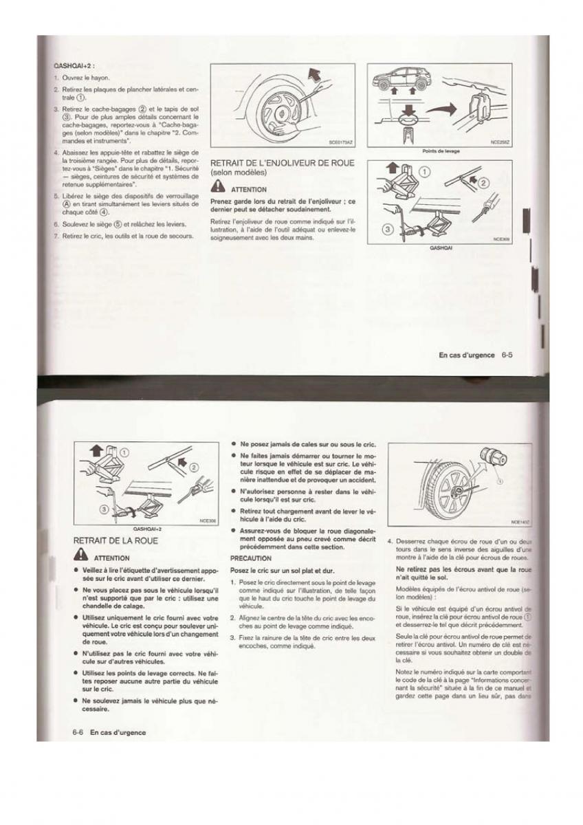 Nissan Qashqai I 1 manuel du proprietaire / page 94