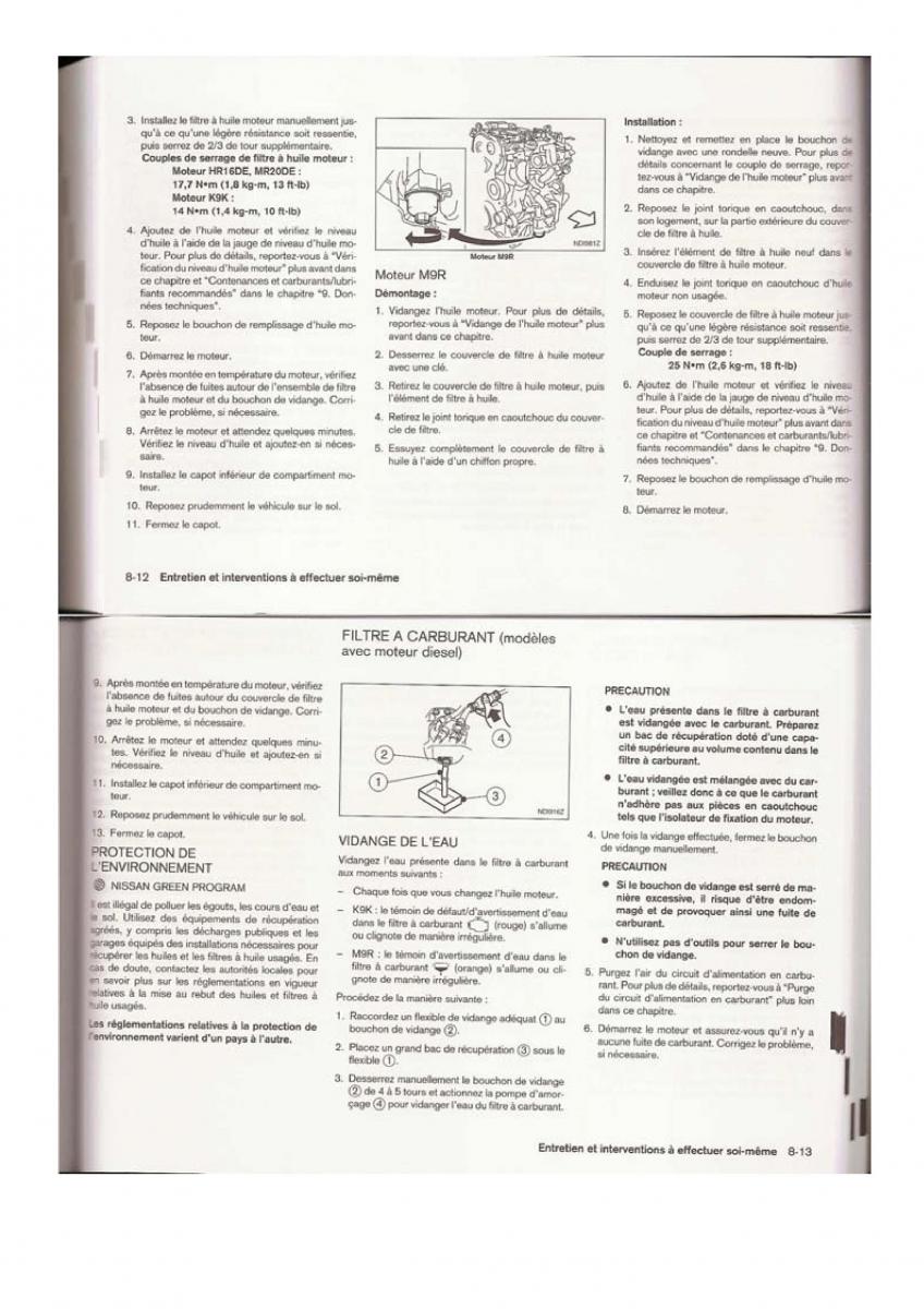 Nissan Qashqai I 1 manuel du proprietaire / page 108