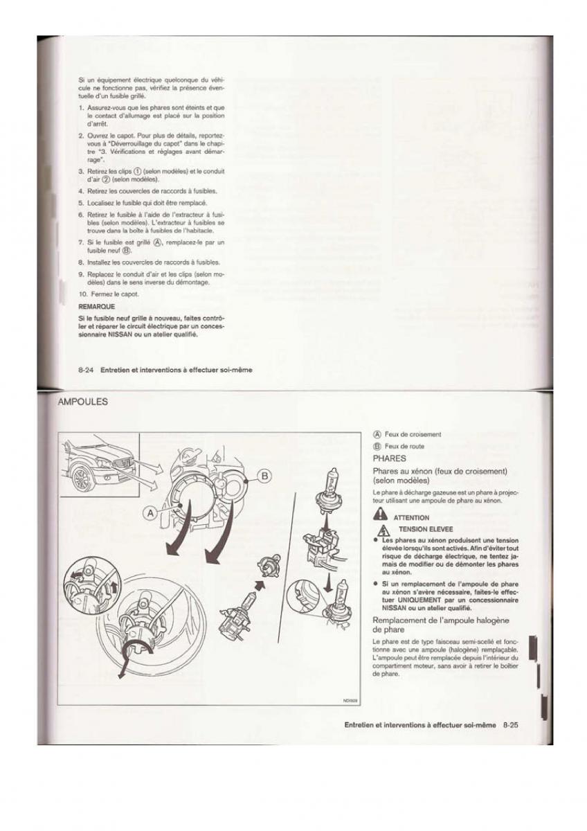 Nissan Qashqai I 1 manuel du proprietaire / page 114