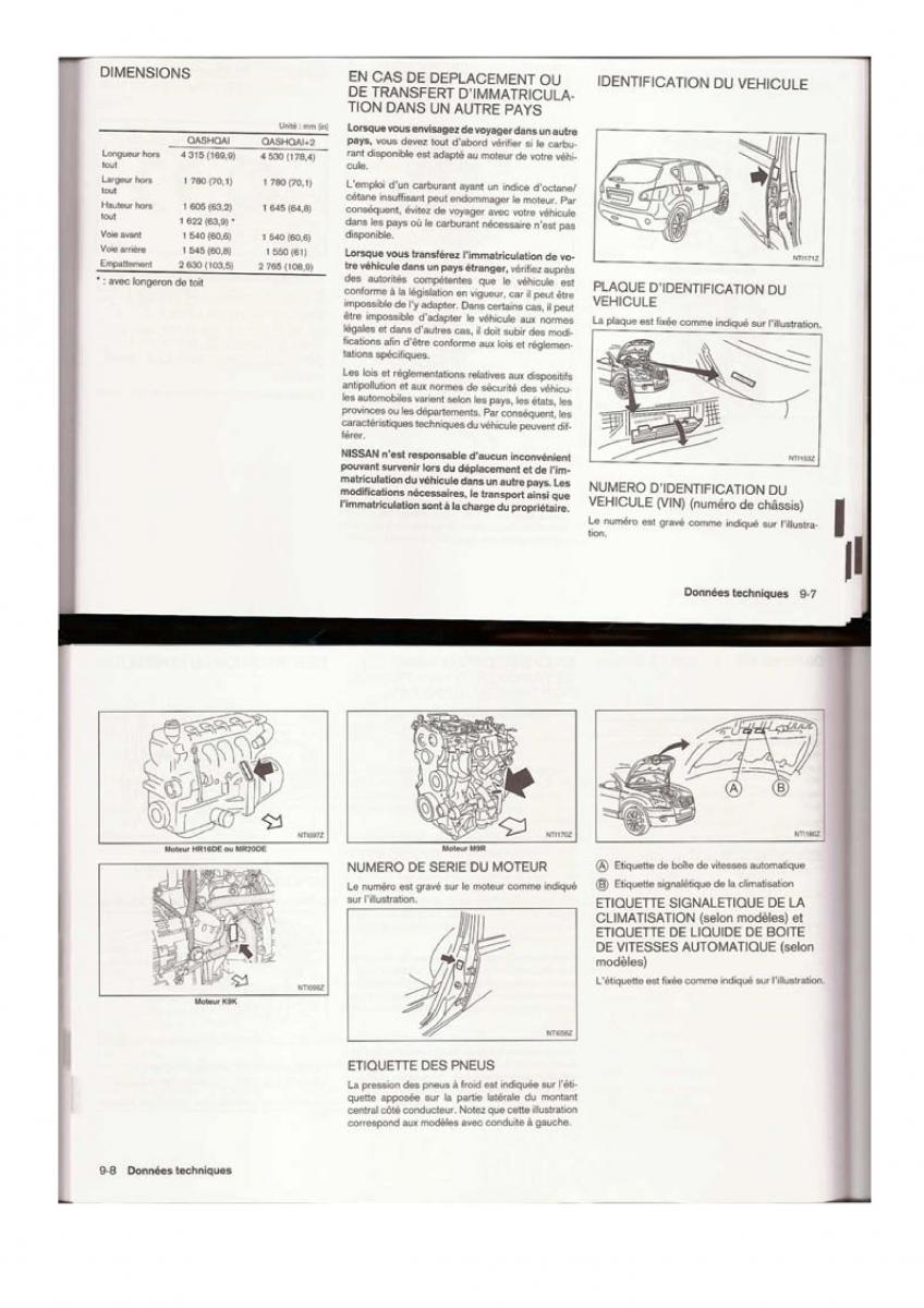 Nissan Qashqai I 1 manuel du proprietaire / page 123