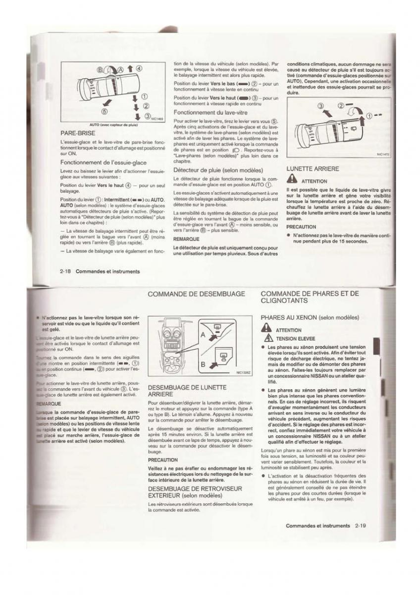 Nissan Qashqai I 1 manuel du proprietaire / page 32