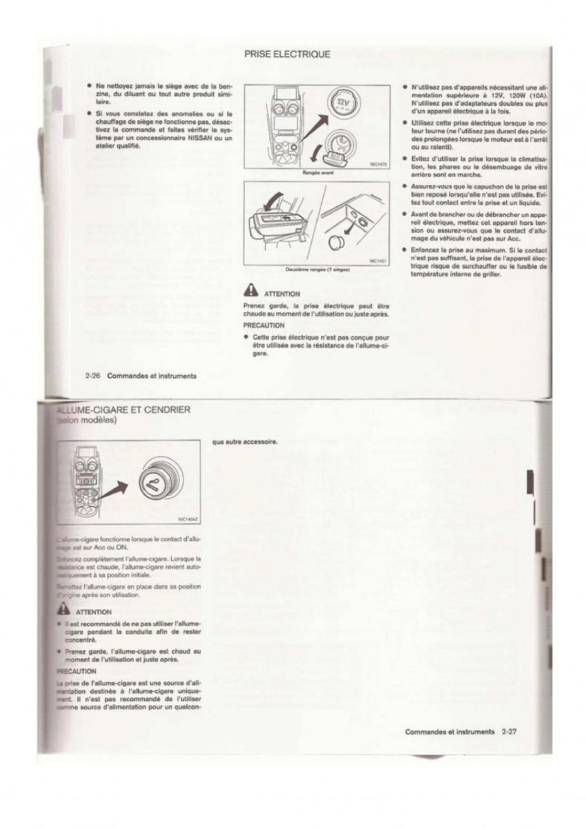 Nissan Qashqai I 1 manuel du proprietaire / page 36