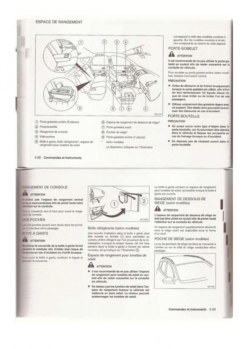 Nissan Qashqai I 1 manuel du proprietaire / page 37