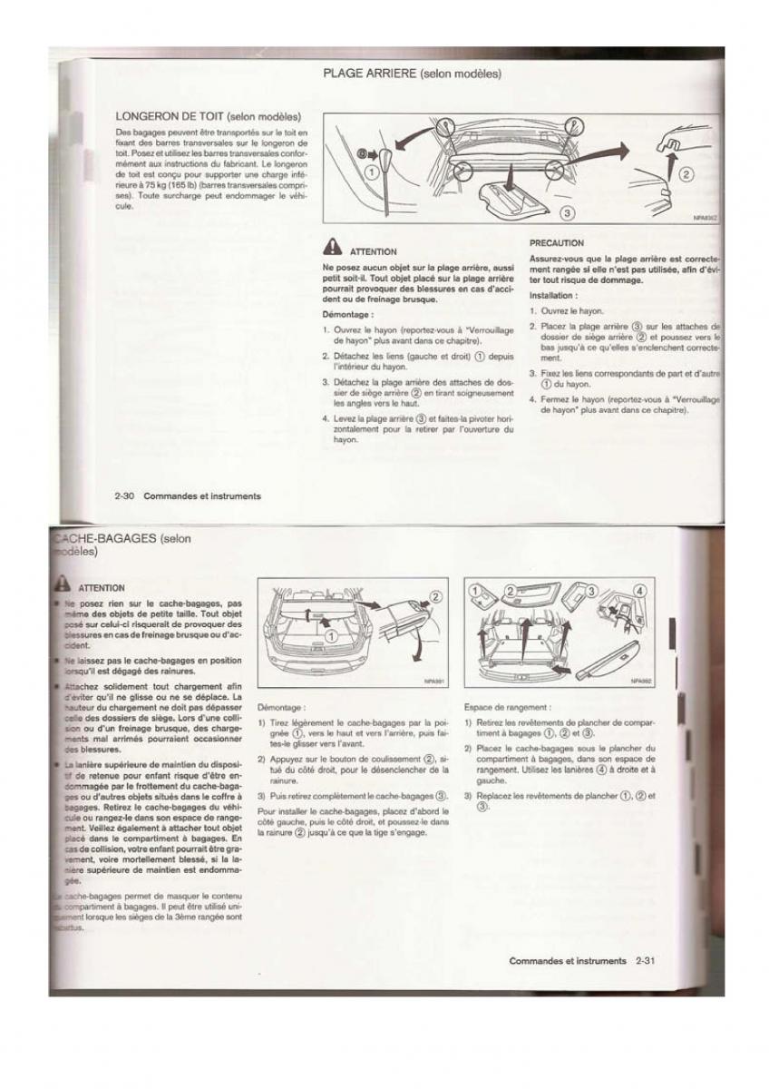 Nissan Qashqai I 1 manuel du proprietaire / page 38