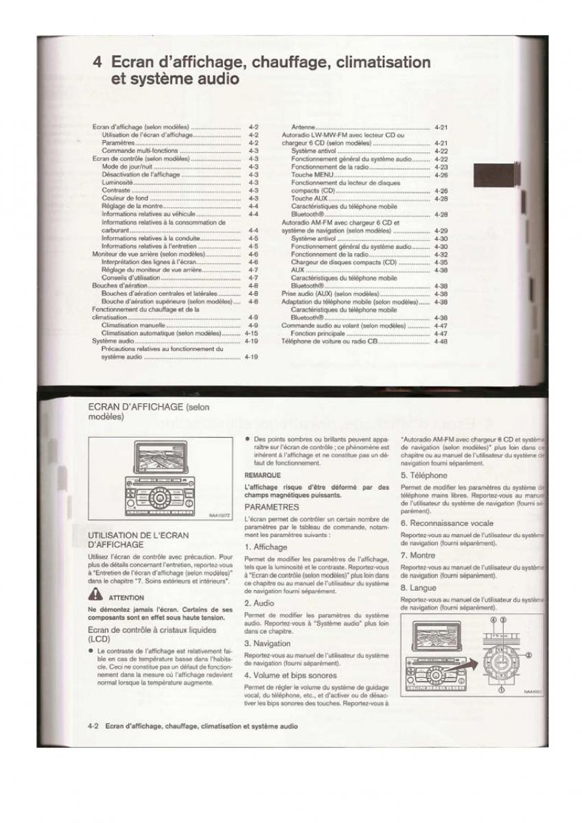 Nissan Qashqai I 1 manuel du proprietaire / page 50