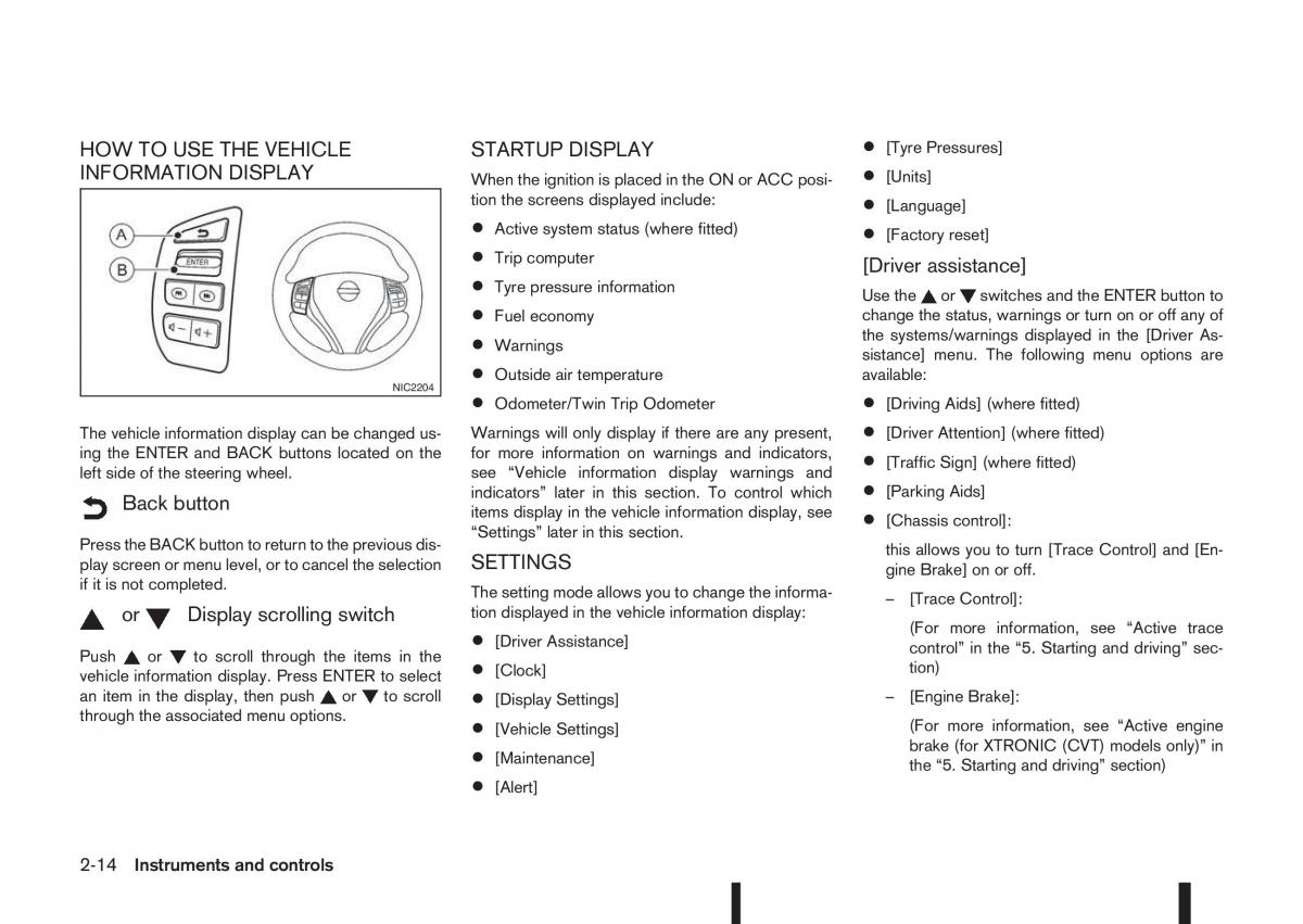 Nissan Qashqai II 2 owners manual / page 72