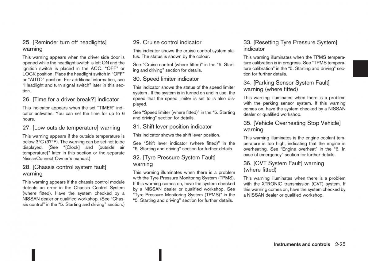 Nissan Qashqai II 2 owners manual / page 83